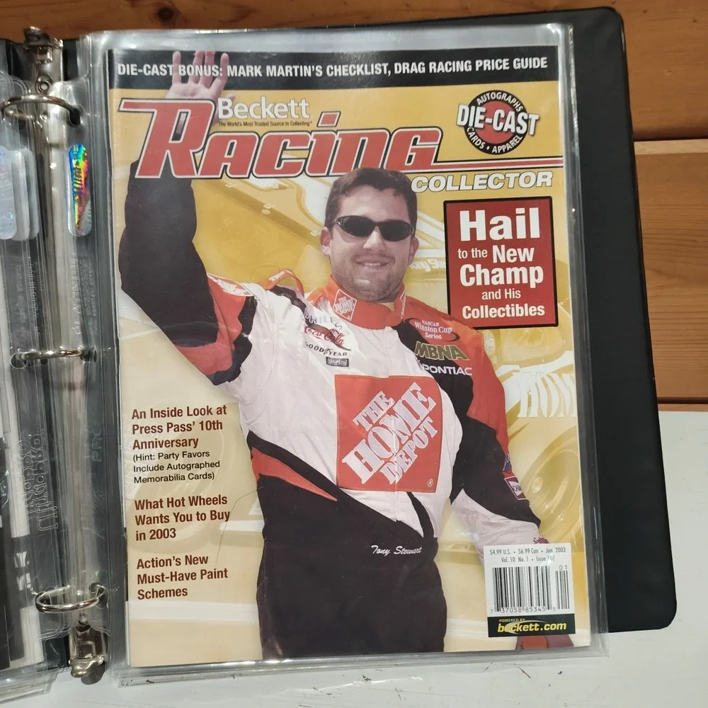 Vintage Beckett Racing Magazine January 2003 Near Mint Protective Sleeved